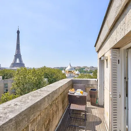 Luxueux Ac-terrasse Vue Sur La Tour Eiffel * Paris